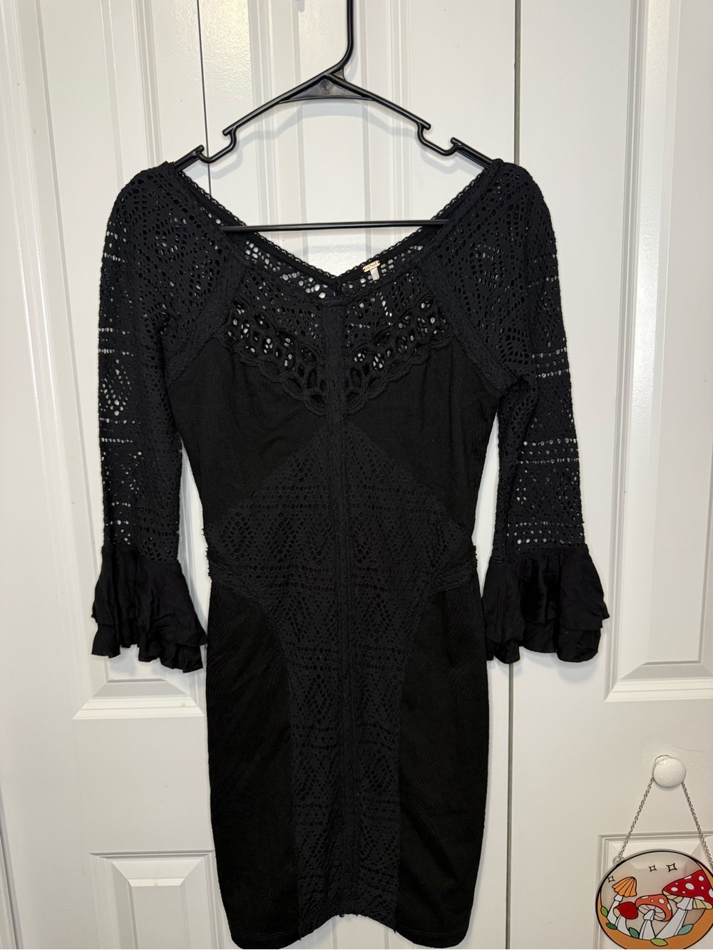 Free People "City Girl" Bodycon Mini Dress Size XSmall